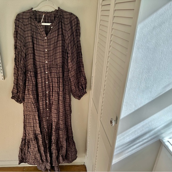 Free People Eddie plaid shirt dress - Picture 2 of 8